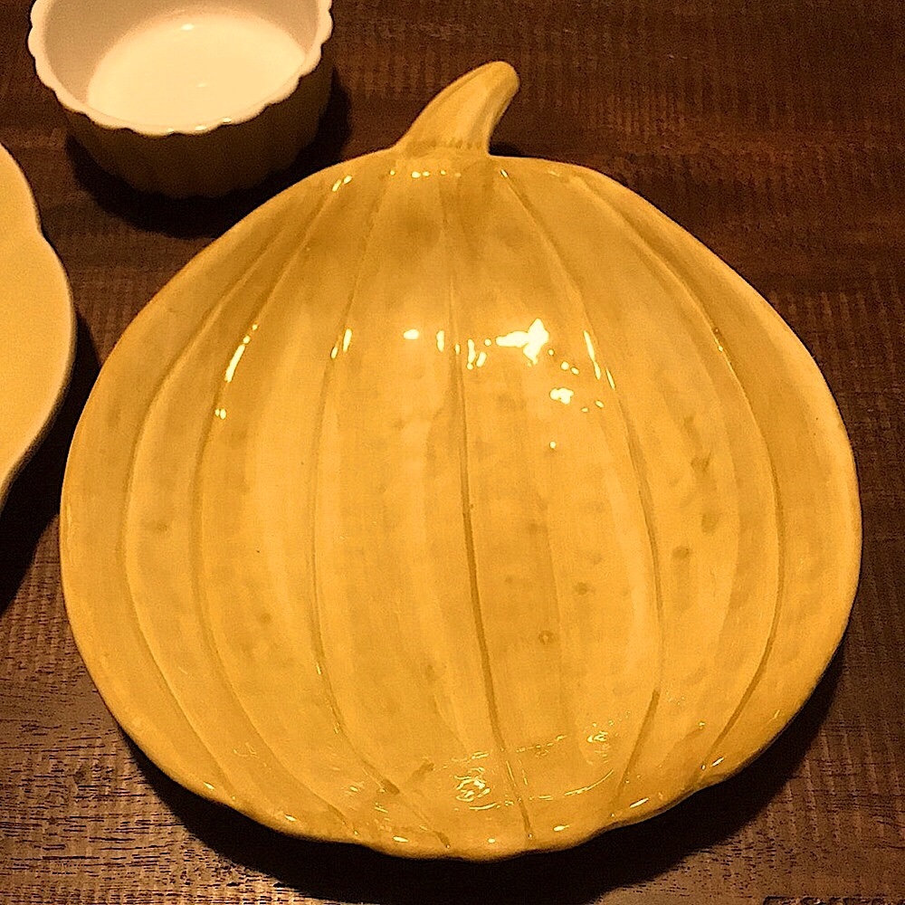 Vintage STYLE+EYES Baum Bros Harvest Collection Pumpkin Deep Dish